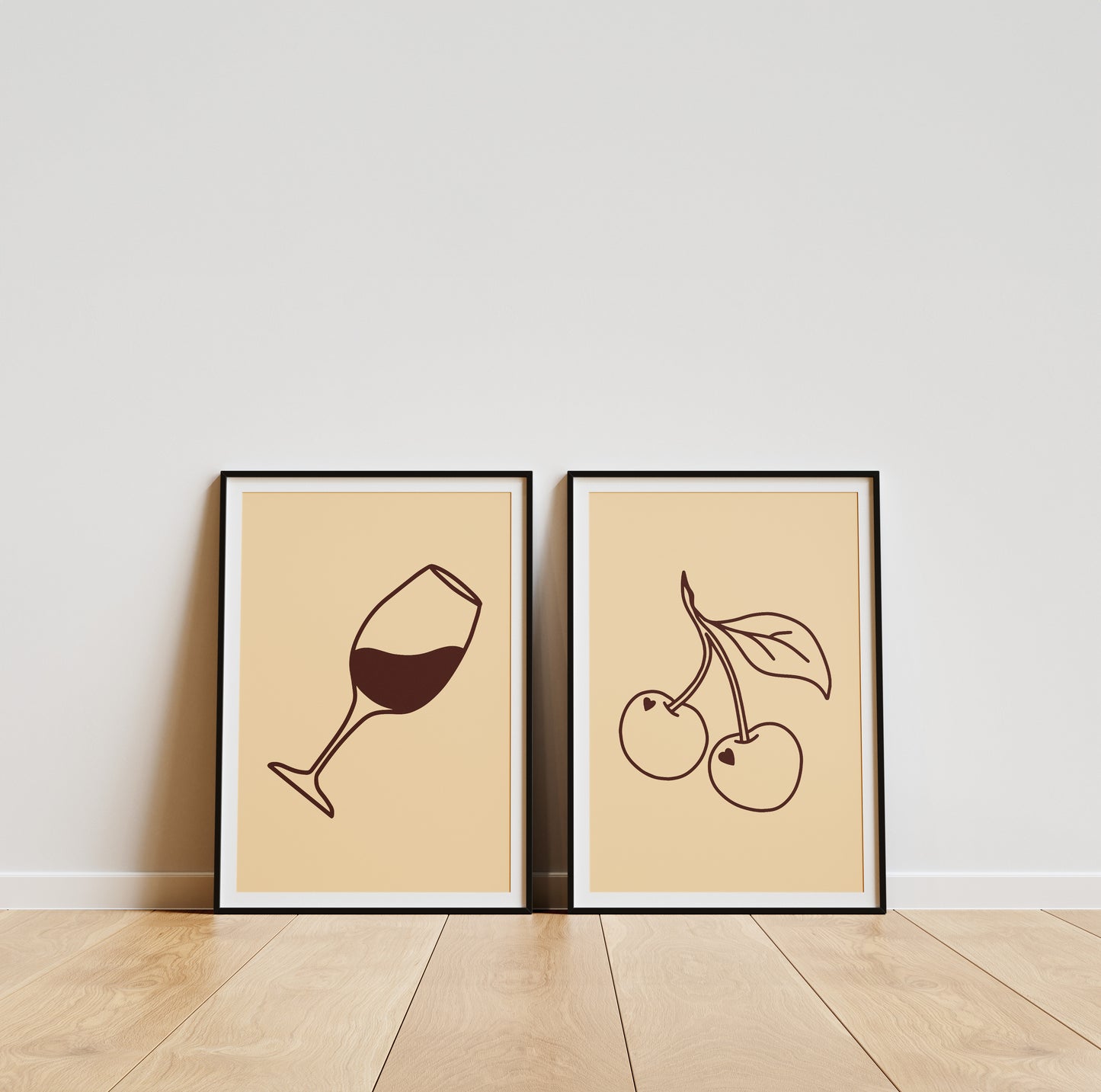Cherry Wine Glass
