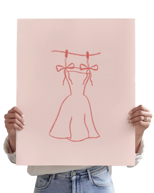 Bow Dress - Girly Bow Print
