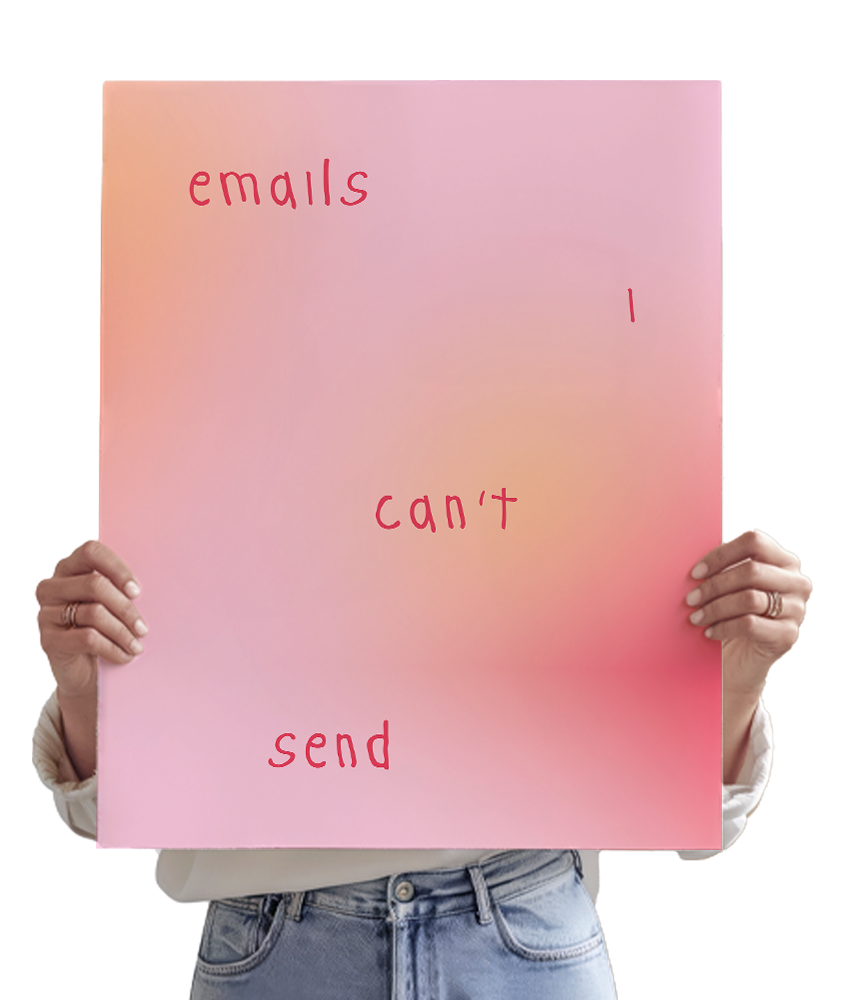 Emails I Can't Send - Sabrina Carpenter Inspired Poster