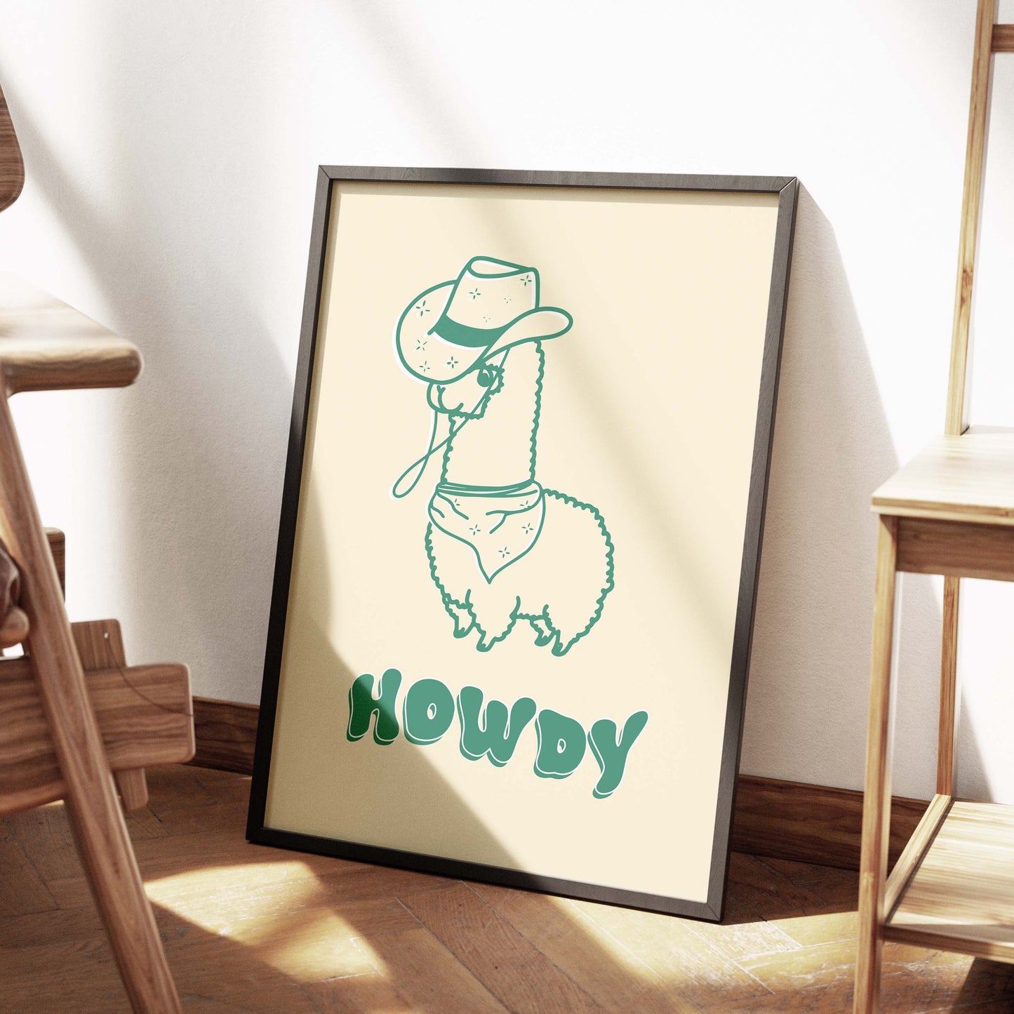 HOWDY ALPACA! in green