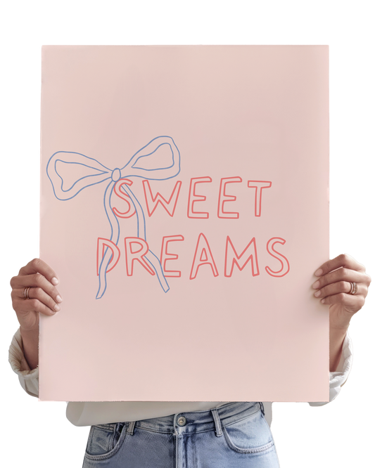 Sweet Dreams - Bow Print