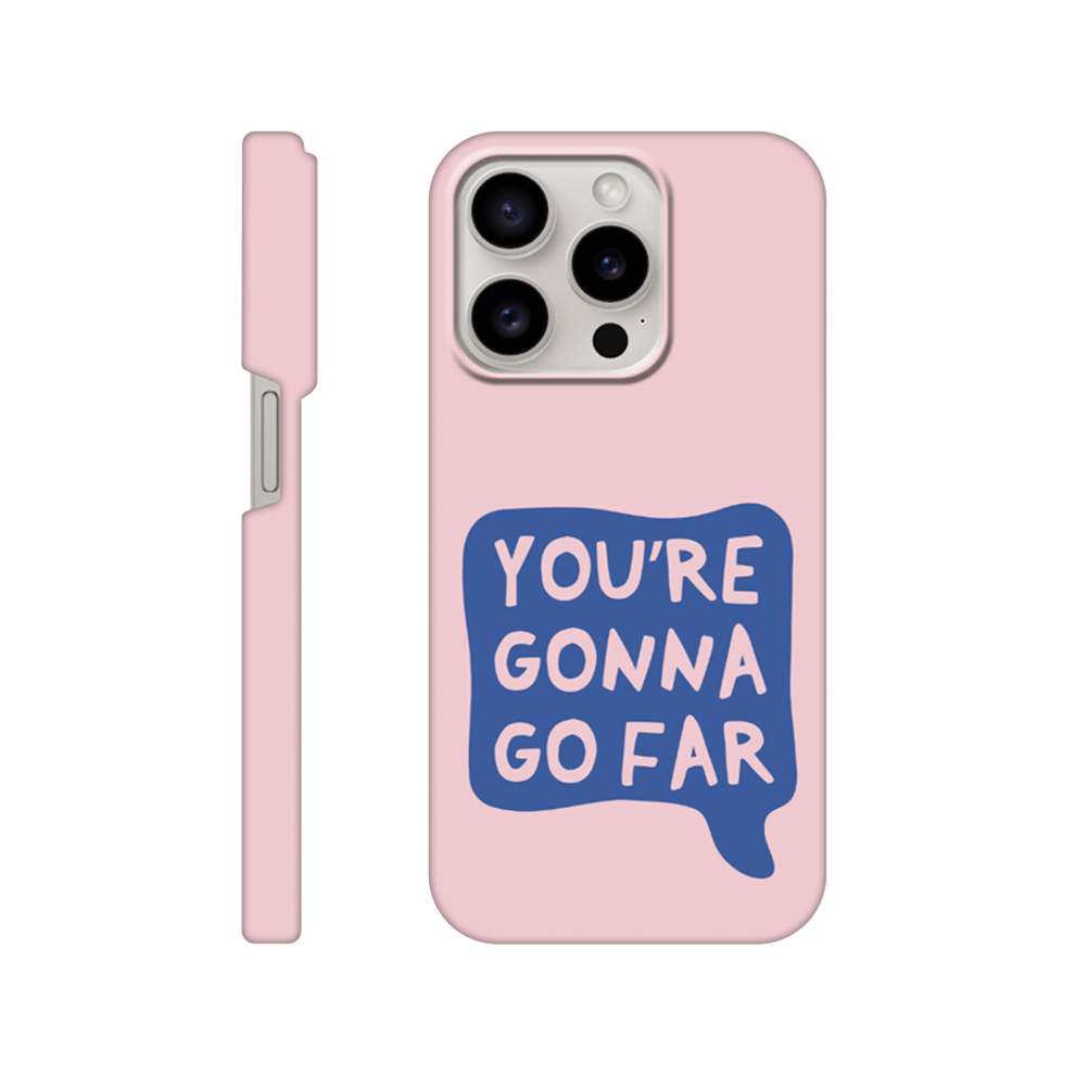 You're Gonna Go Far Bubble - iPhone Case