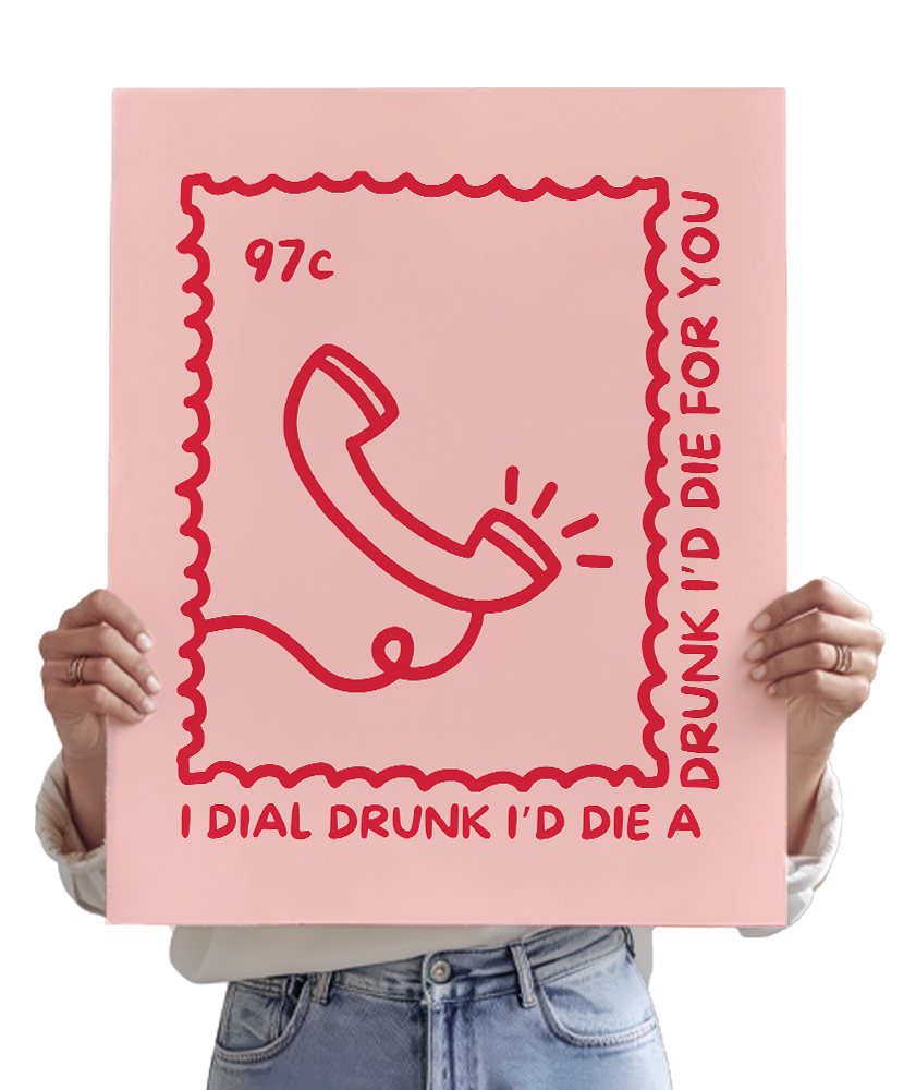 Dial Drunk Stamp