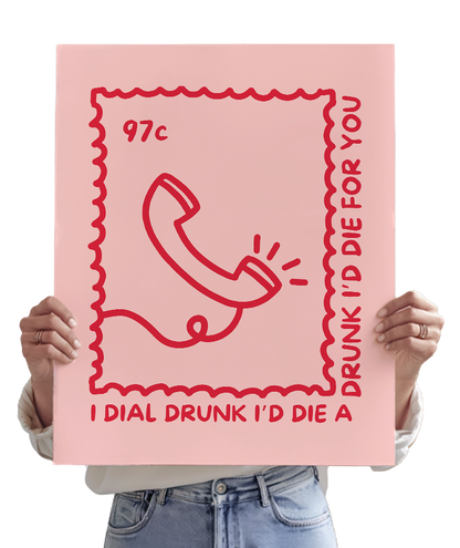 Dial Drunk Stamp