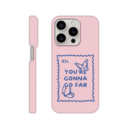 You're Gonna Go Far - iPhone Case (Pink/Blue)