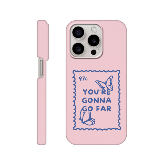 You're Gonna Go Far - iPhone Case (Pink/Blue)