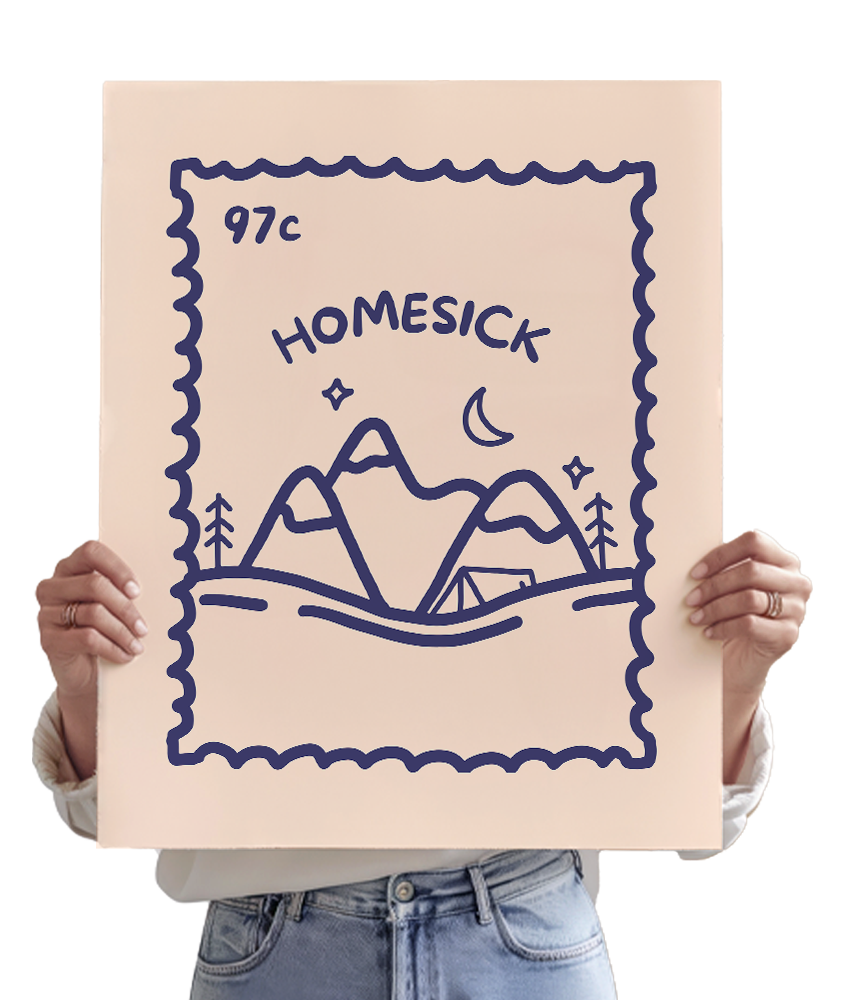 Homesick Stamp