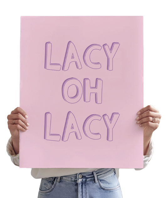 Lacy, Oh, Lacy - Olivia Rodrigo Inspired Poster